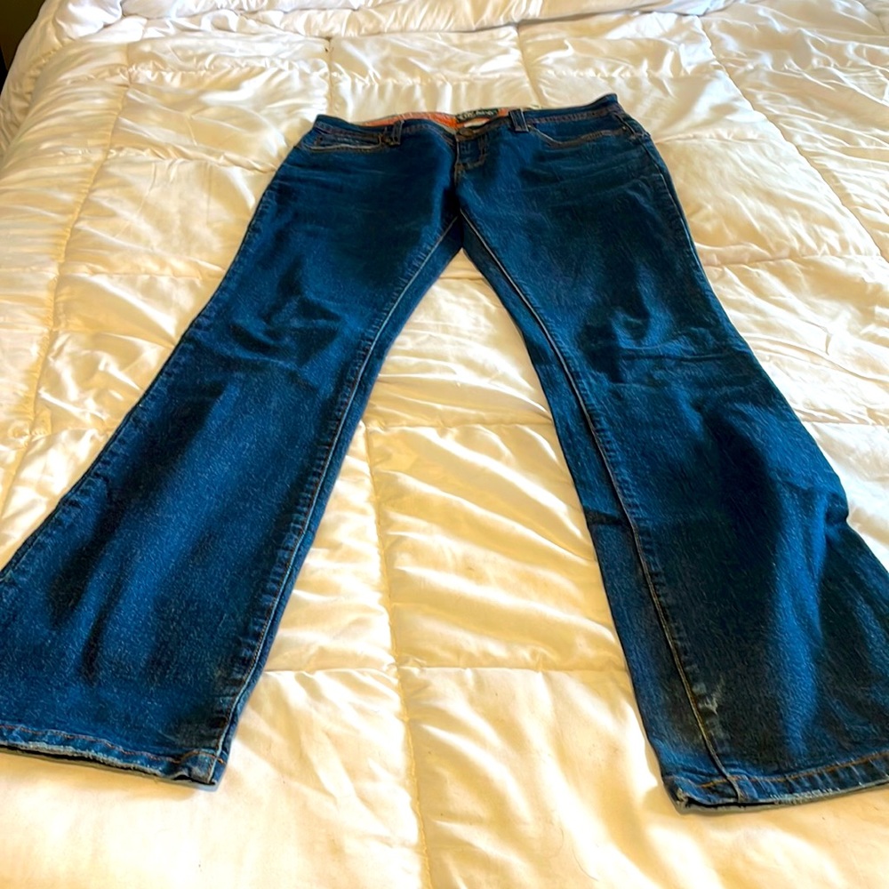 Billabong women jeans 7 flares leg low rise